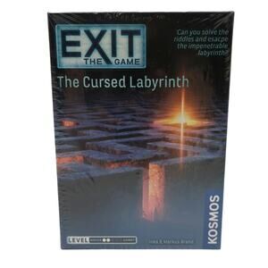 EXIT The Cursed Labyrinth Family-Friendly, Card-Based at-Home Escape Room Game